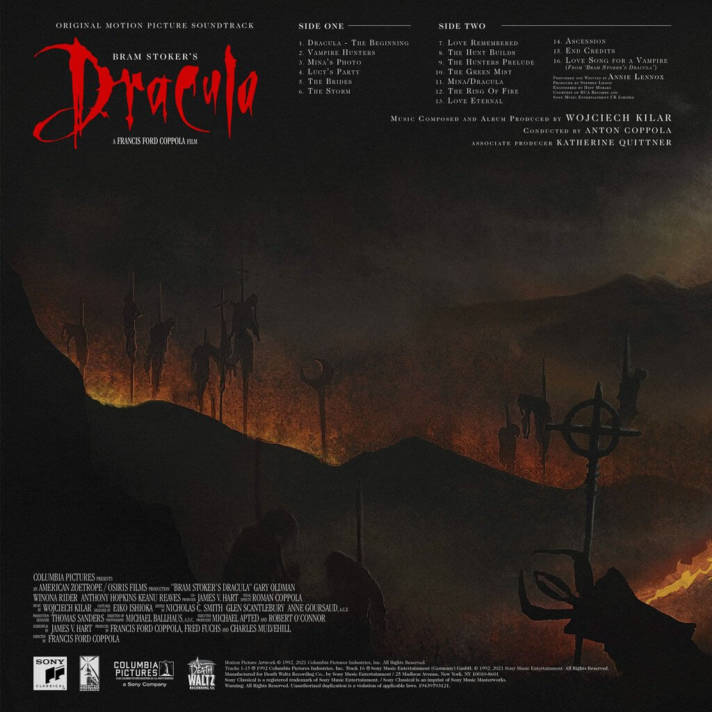Bram Stoker's Dracula - OST - LP - Back