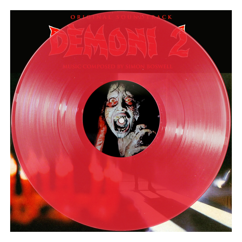 Demoni 2 - OST - LP - Transperent Red Vinyl on the cover