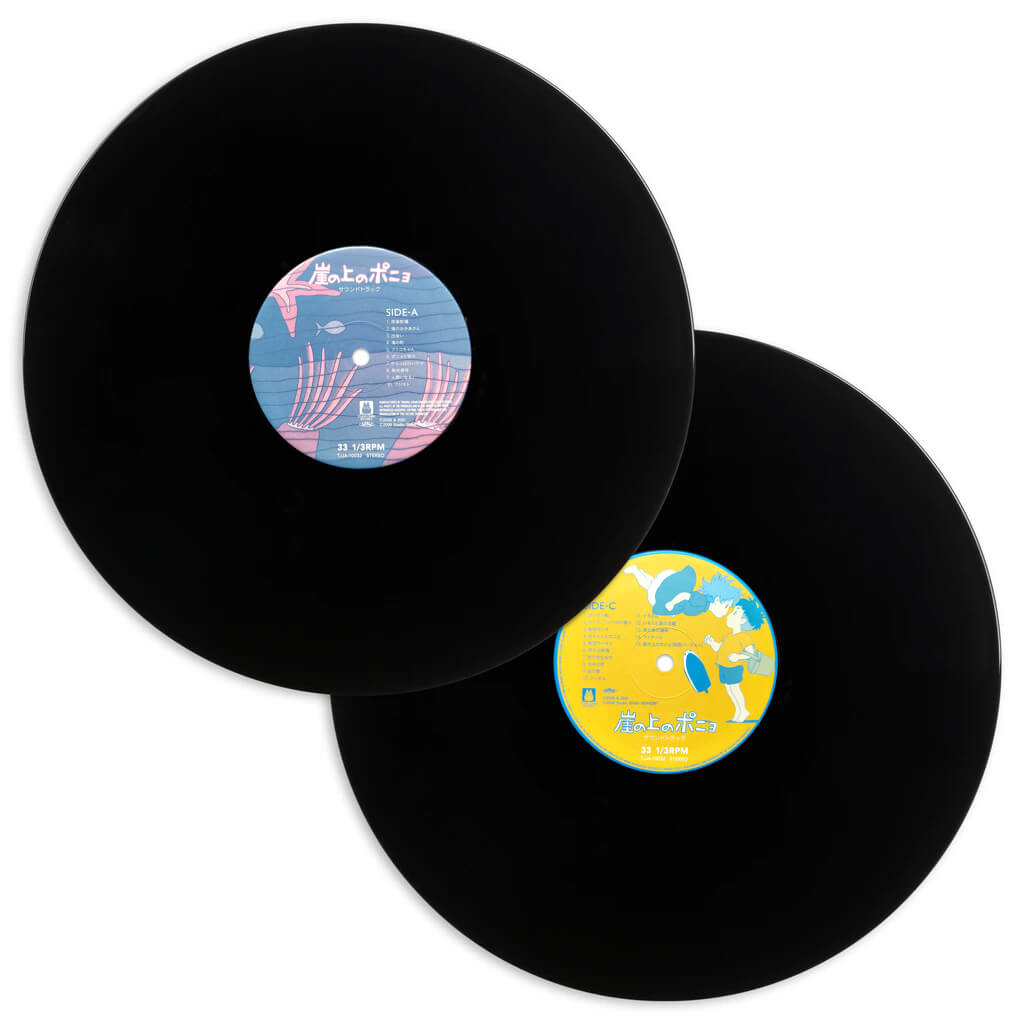 Ponyo On The Cliff By The Sea - Original Soundtrack - 2XLP - Black Vinyl