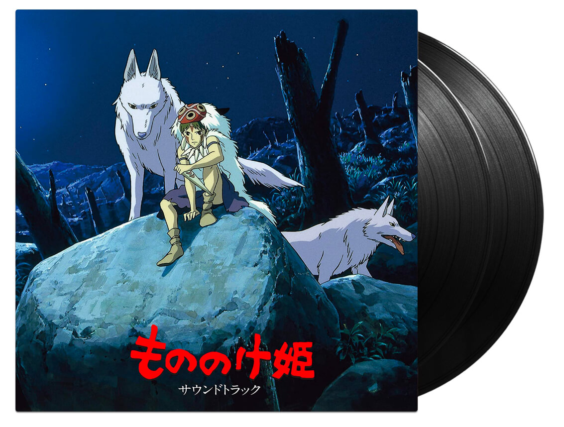 Princess Mononoke - Soundtrack - 2XLP - Cover and vinyl