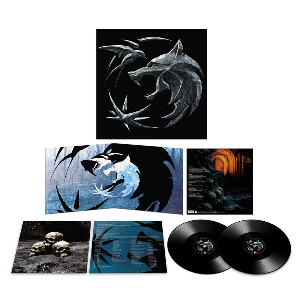 The Witcher -OST - 2XLP - spread and black vinyl