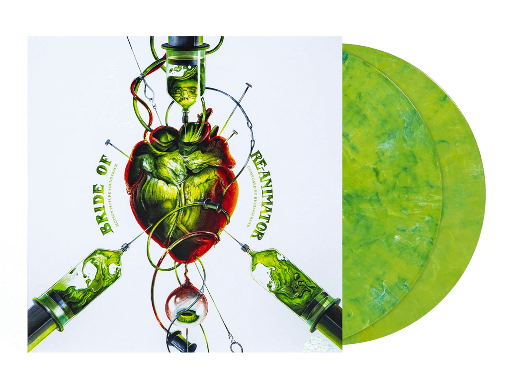 Bride Of Re-Animator - OST - 2XLP - Cover and “Re-Agent” Green Vinyl