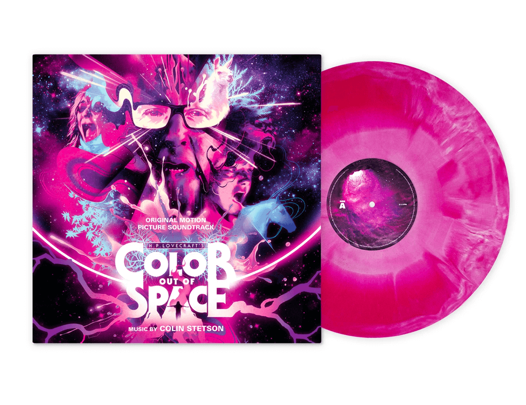 Color Out Of Space - OST - LP - Cover and “Cosmic Magenta” Swirled Vinyl