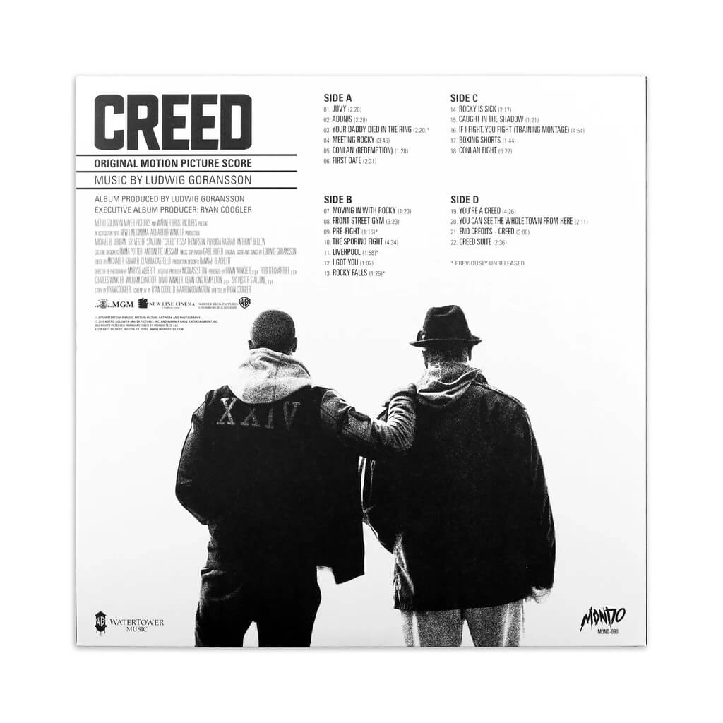 Creed - OST - 2XLP - Back Artwork