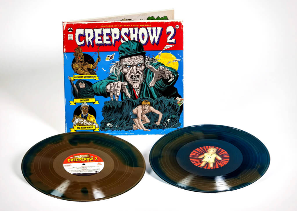 Creepshow 2 - OST - 2XLP - Gatefold and Metallic Golden Brown & and Deep Teal Swirl Vinyl