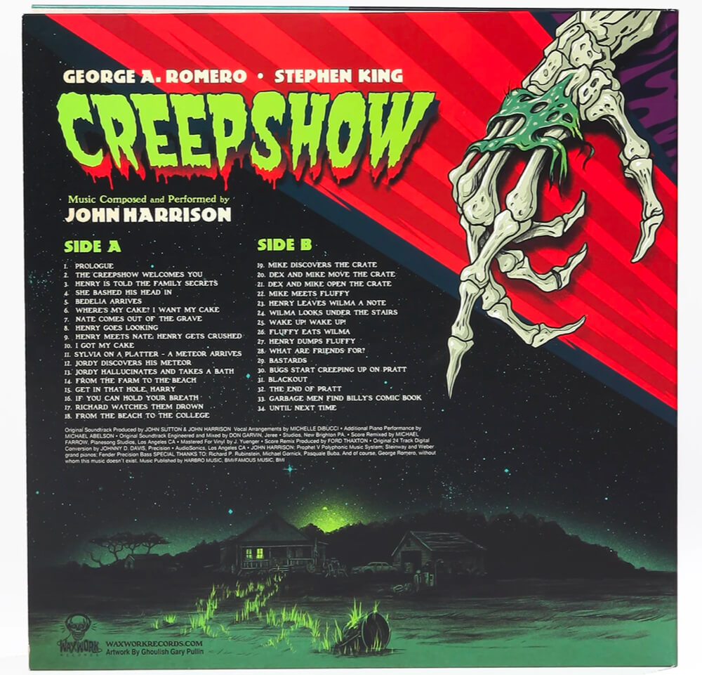 Creepshow - OST - LP - Back Artwork