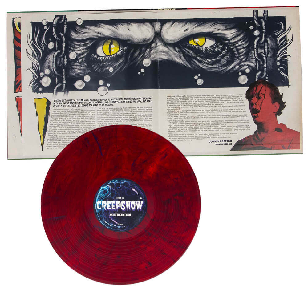 Creepshow - OST - LP - Liner notes and Deep Red with Blue smoke Vinyl