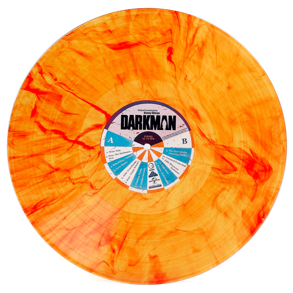 Darkman - OST - LP - Fluorescent Orange with Red Swirl Vinyl