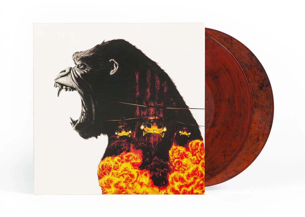 Kong: Skull Island - OST - 2XLP - Cover and Orange With Black Swirl Vinyl