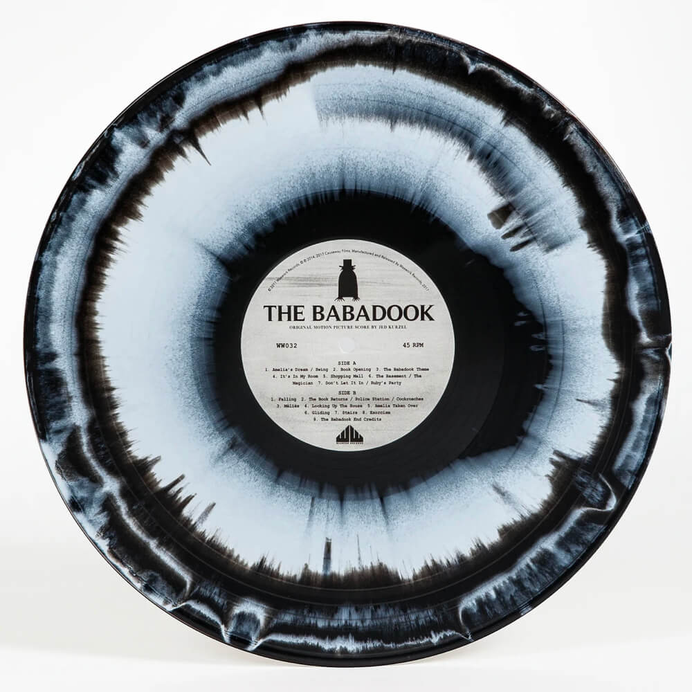 The Babadook - OST - LP - Black with White Swirl Colored Vinyl