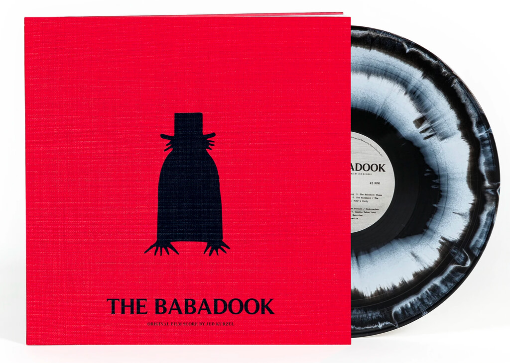 The Babadook - OST - LP - Cover and Black with White Swirl Colored Vinyl
