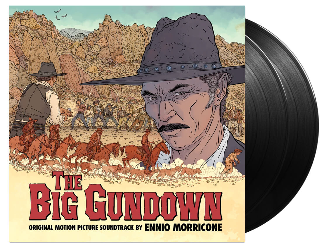 The Big Gundown - OST - 2XLP - Cover and Black Vinyl