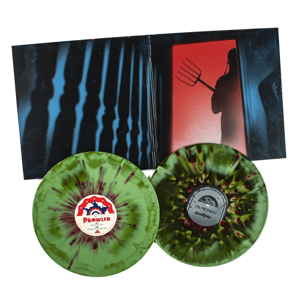 The Prowler - OST - 2XLP - Gatefold and Army Green Swirl with Rose Petal Red Splatter