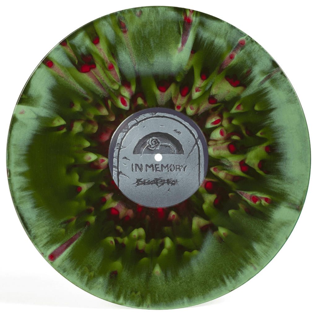 The Prowler - OST - 2XLP - Army Green Swirl with Rose Petal Red Splatter C/D