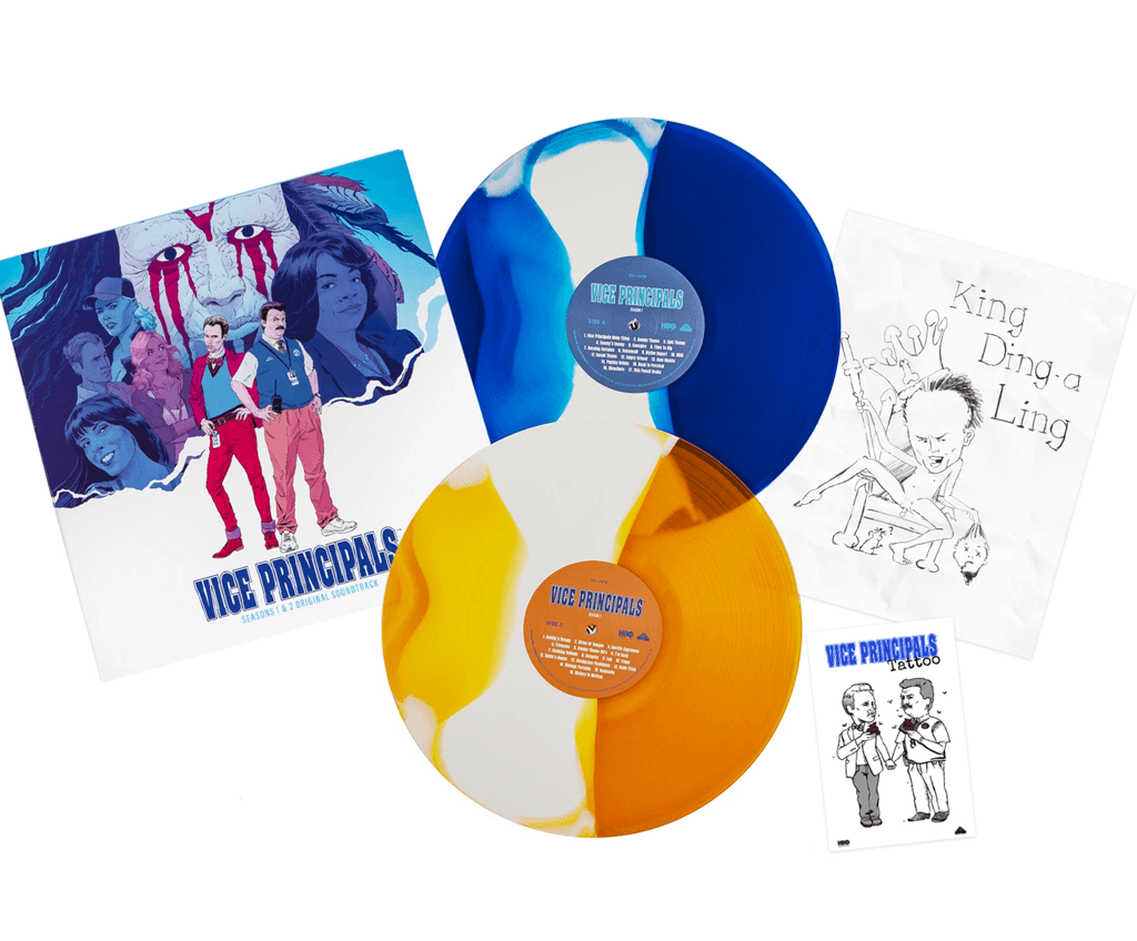 Vice Principals - OST - 2XLP - Cover, Print Inserts and Colored Vinyl