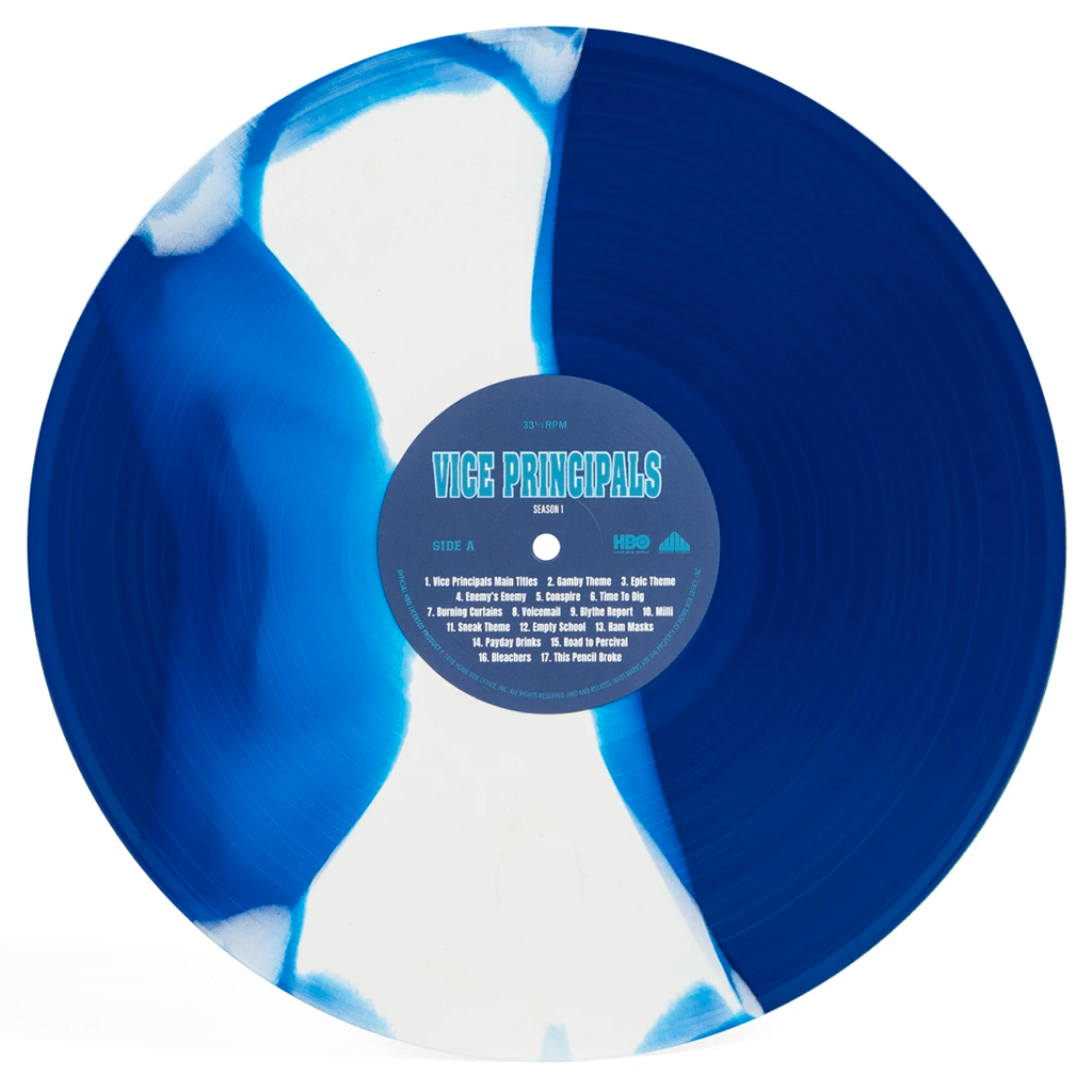 Vice Principals - OST - 2XLP - North Jackson Warriors Blue and White colored vinyl