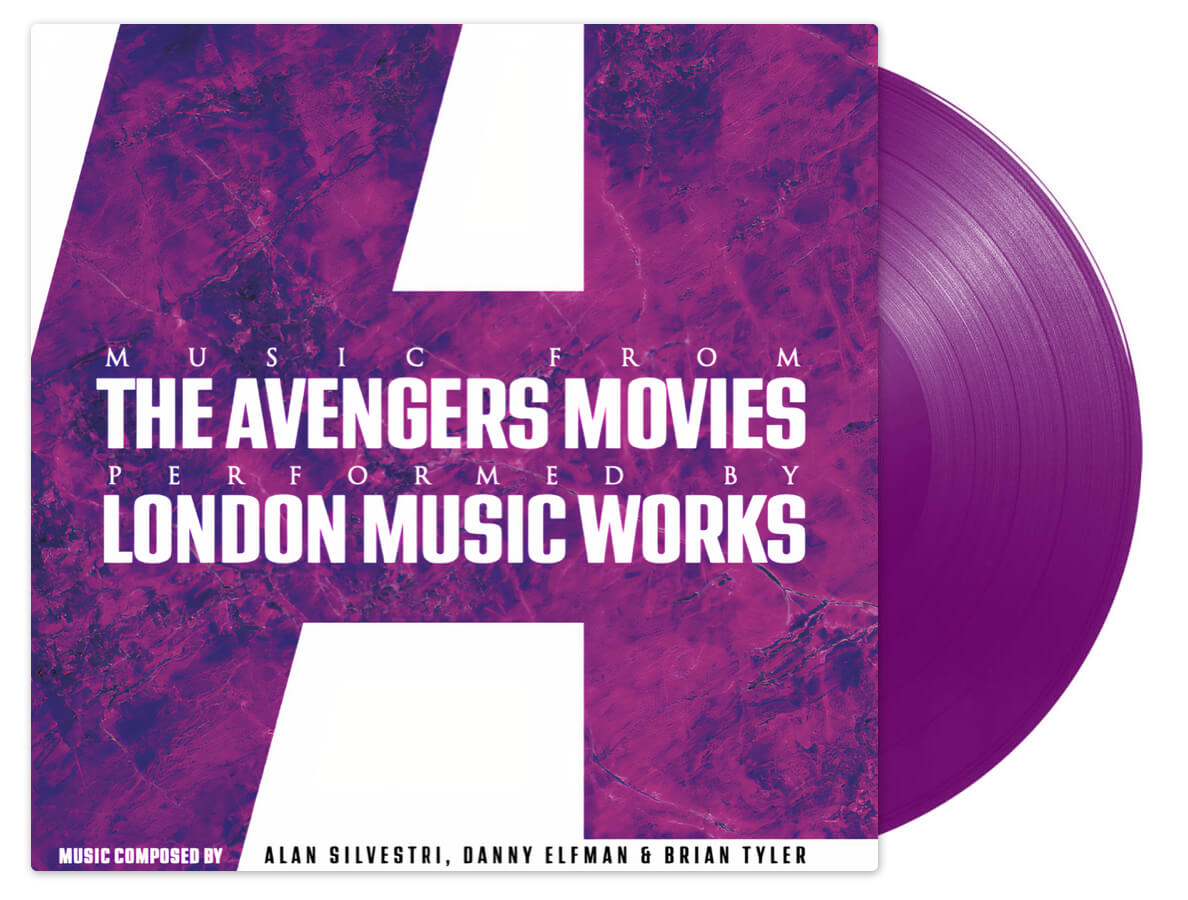 The London Music Works - Music From The Avengers Movies - LP - Purple Vinyl