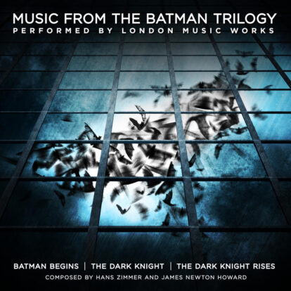 The London Music Works - Music From The Batman Trilogy - 2XLP - Front Artwork