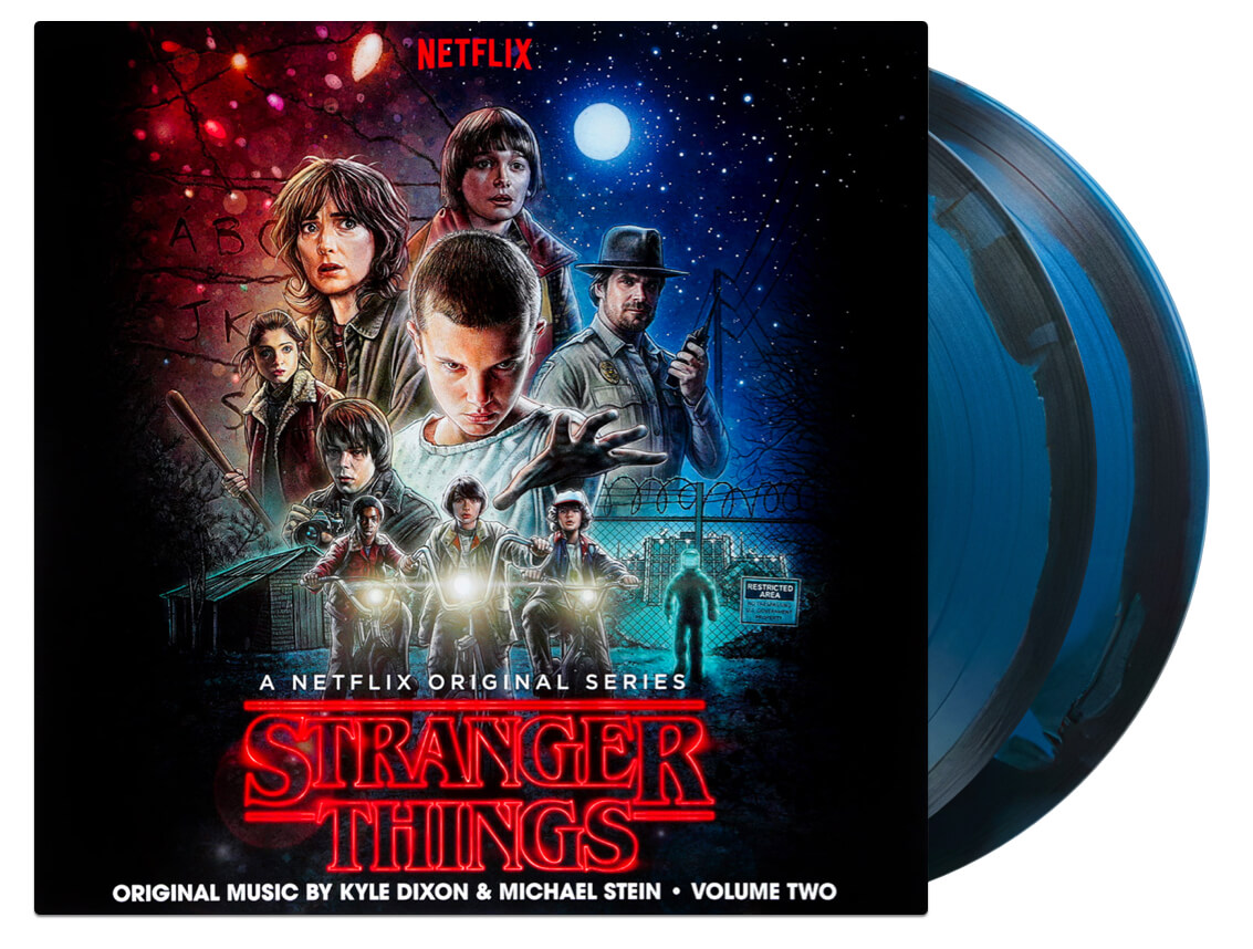 Stranger Things: Season 1 - vol. 2 - Black and Blue Swirl Vinyl